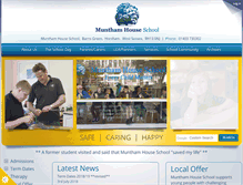 Tablet Screenshot of muntham.org.uk