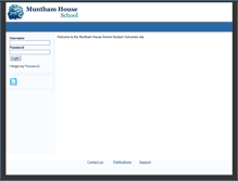 Tablet Screenshot of mhsoutcomes.muntham.org.uk